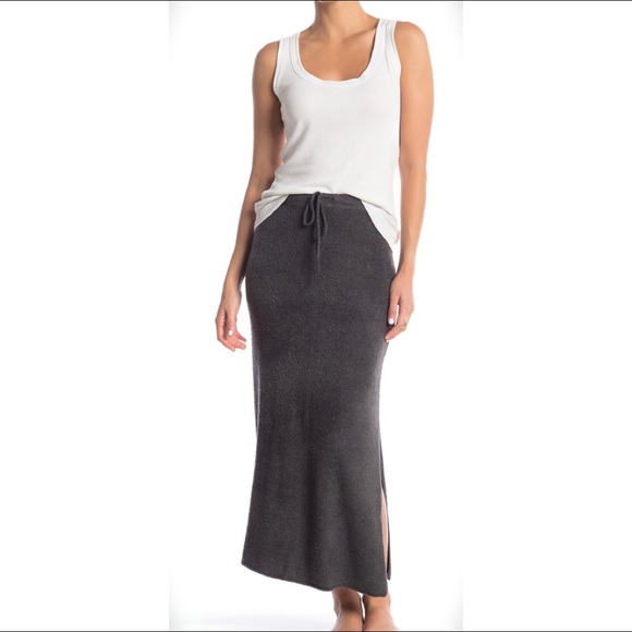 Barefoot Dreams Dresses & Skirts - Barefoot Dreams Cozy Chic Lite Long Black Skirt 1X